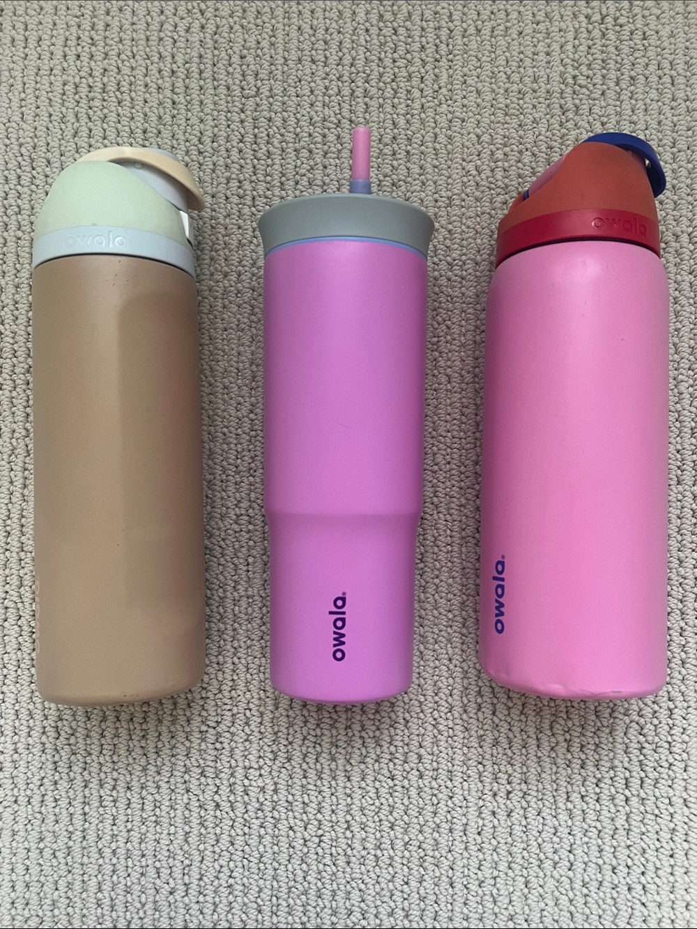 Owala Water Bottle Bundle - 24oz, 32oz and 24oz